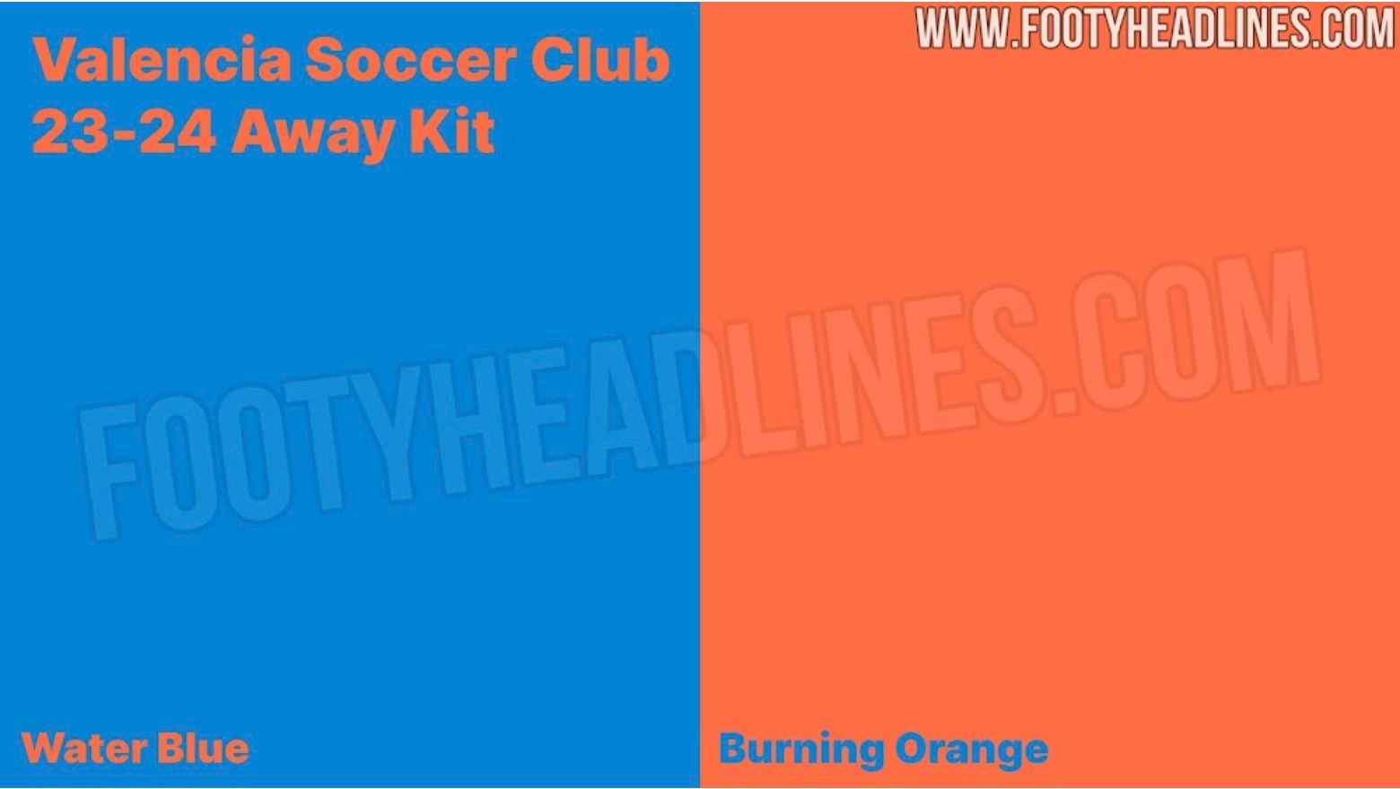  Segunda camiseta del Valencia CF 2023-24