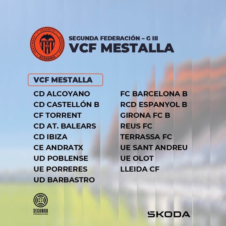  Calendario VCF Mestalla