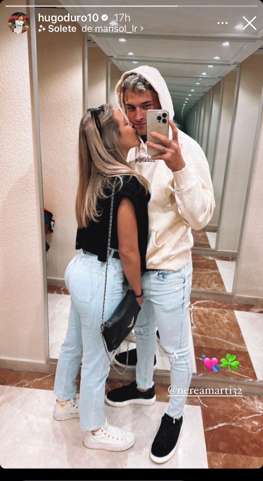  La historia que publicó Hugo Duro con Nerea Martí.
