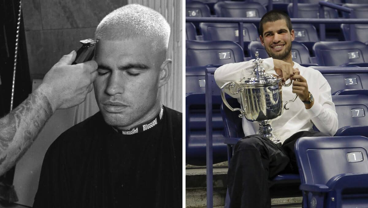  Víctor Barber, peluquero habitual de Alcaraz, muestra su cambio de look (FOTO: victorbarbers5).