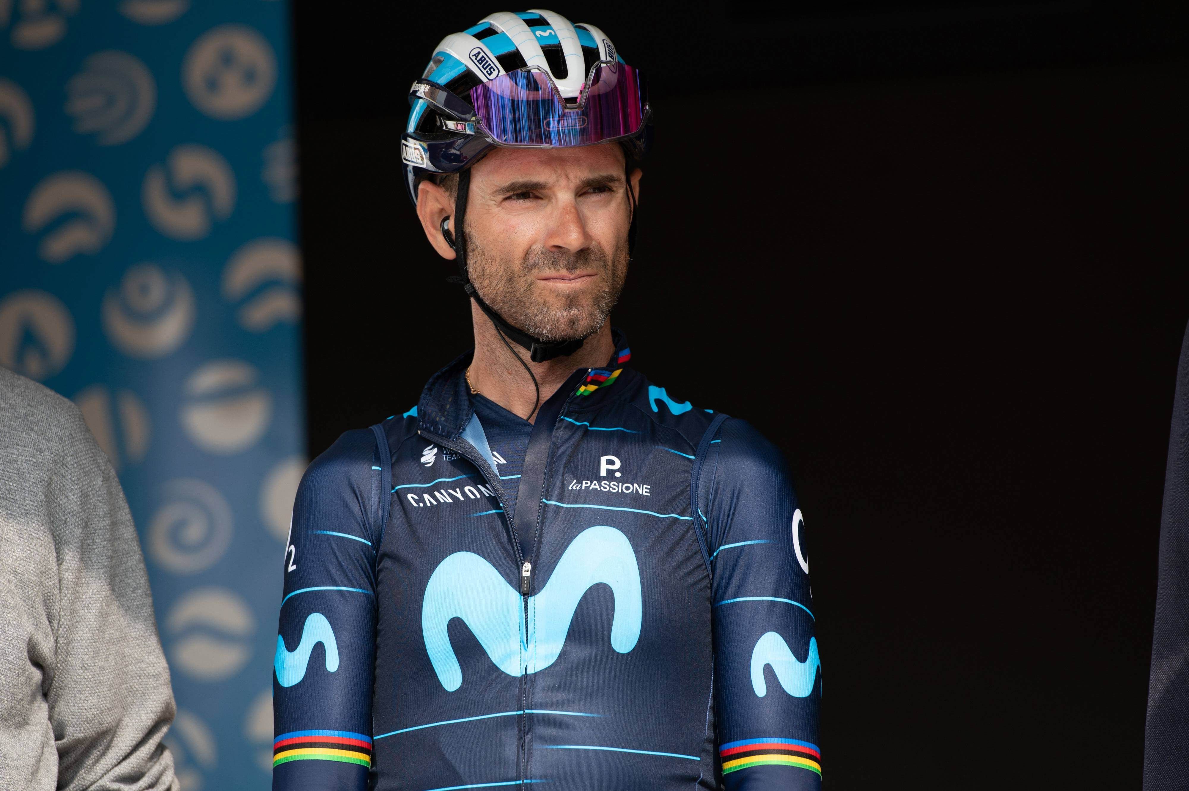 Alejandro Valverde con el Movistar Team (Cordon Press)