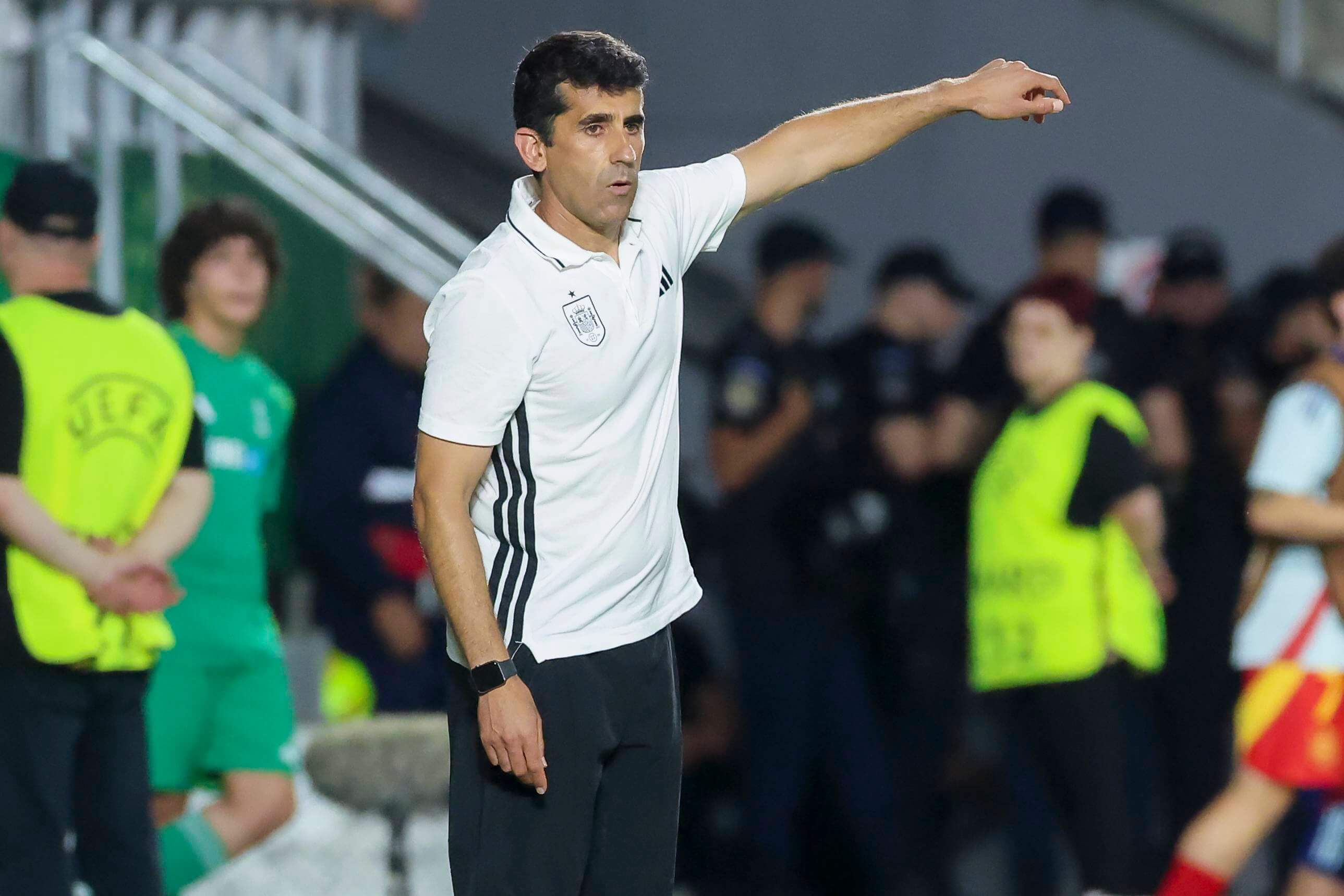 Paco Gallardo, con la selección (FOTO: Cordón Press).