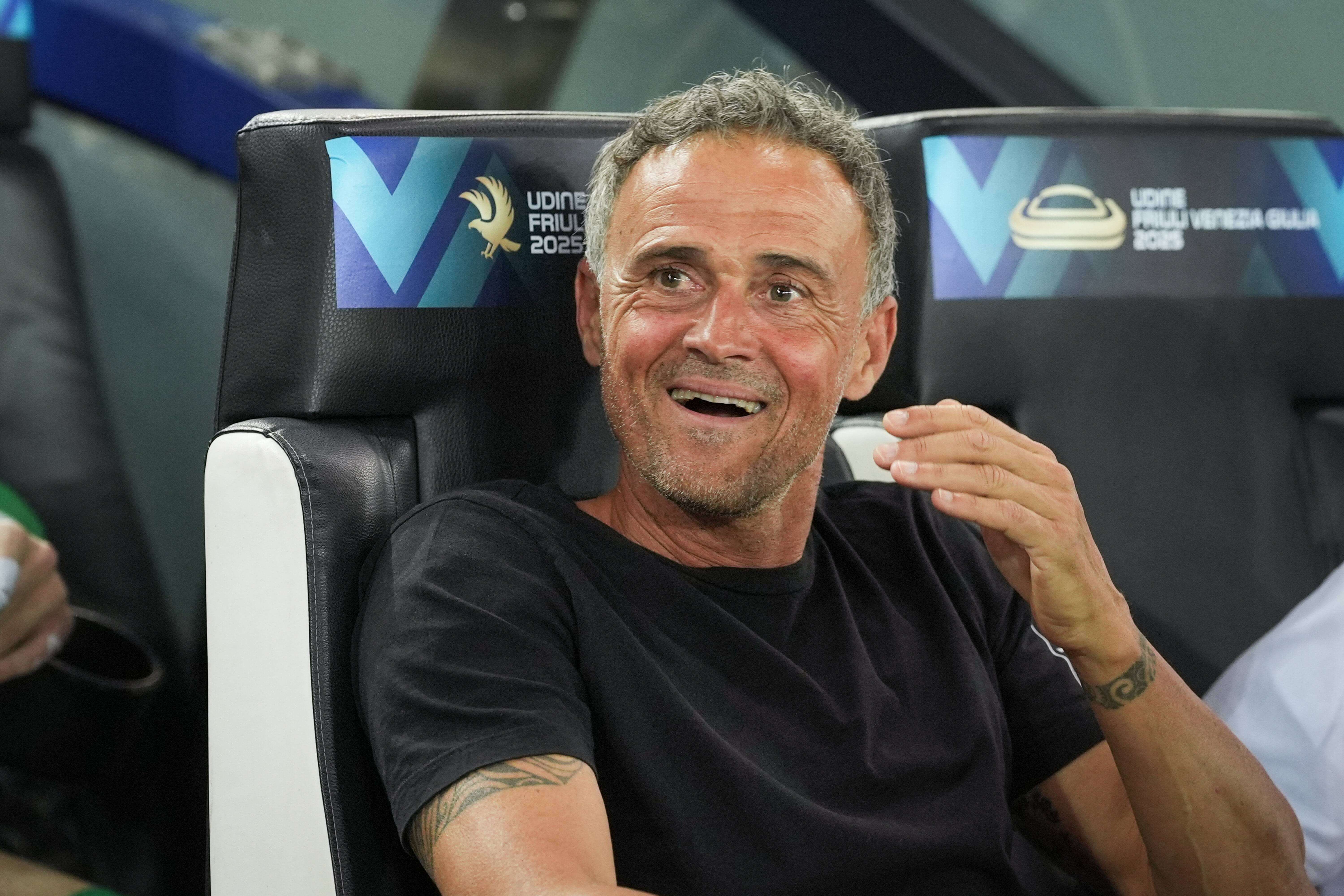  Luis Enrique Martínez, entrenador del PSG.