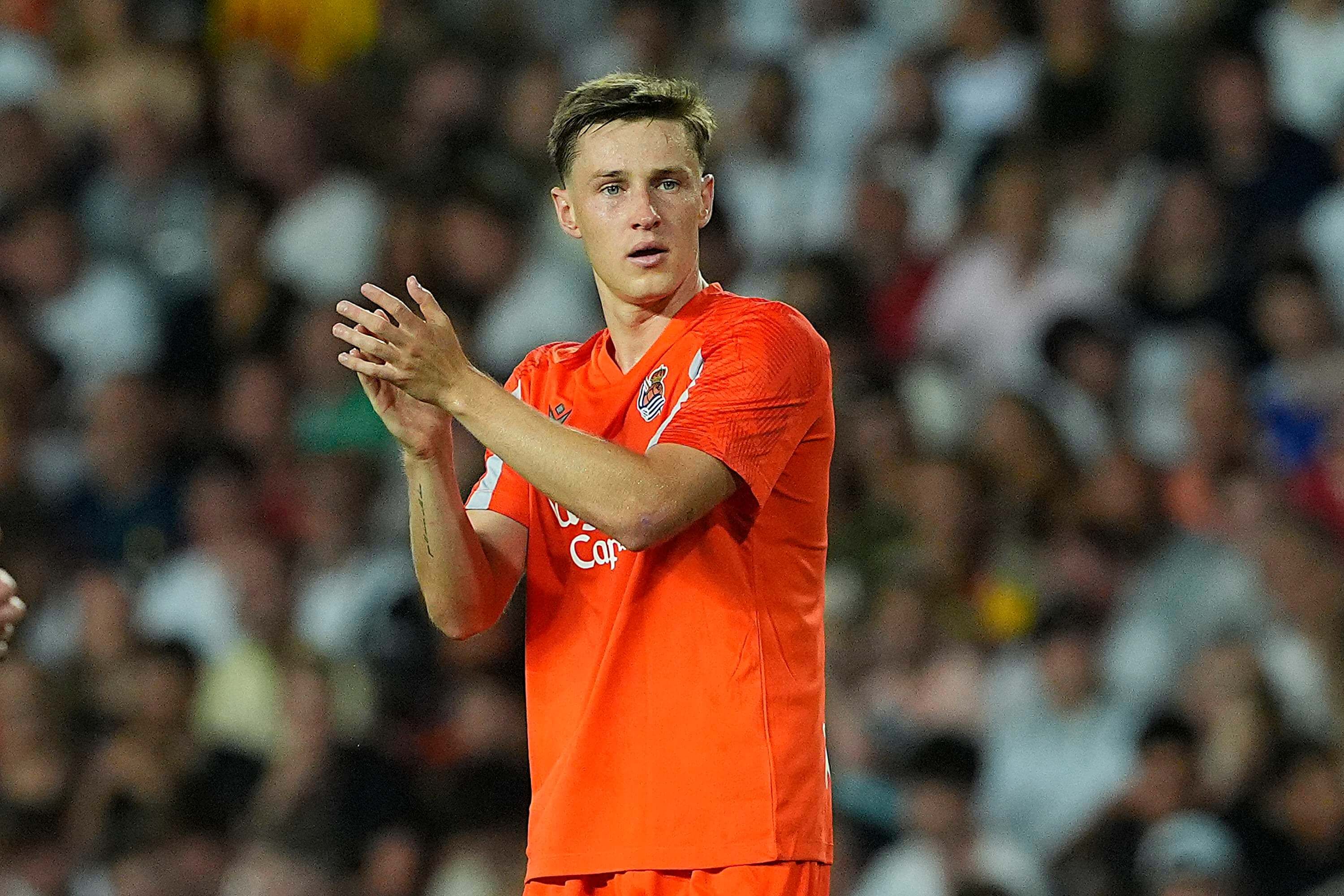  Beñat Turrientes, jugador de la Real Sociedad.