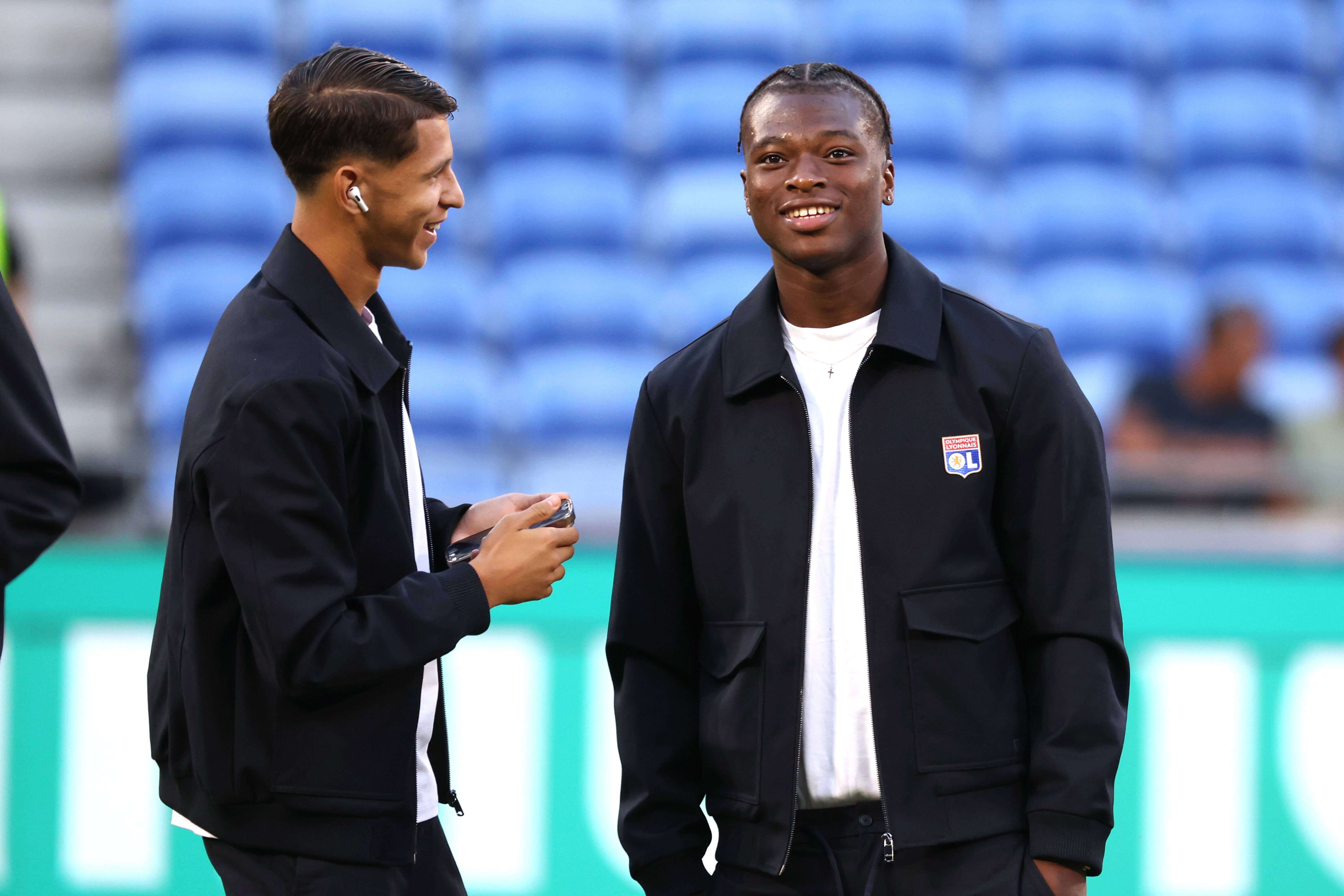 Enzo Molebe, en la previa de un encuentro.
