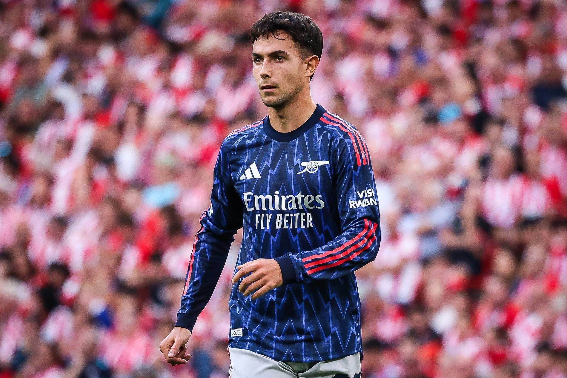  Martín Zubimendi ante el Athletic en San Mamés.