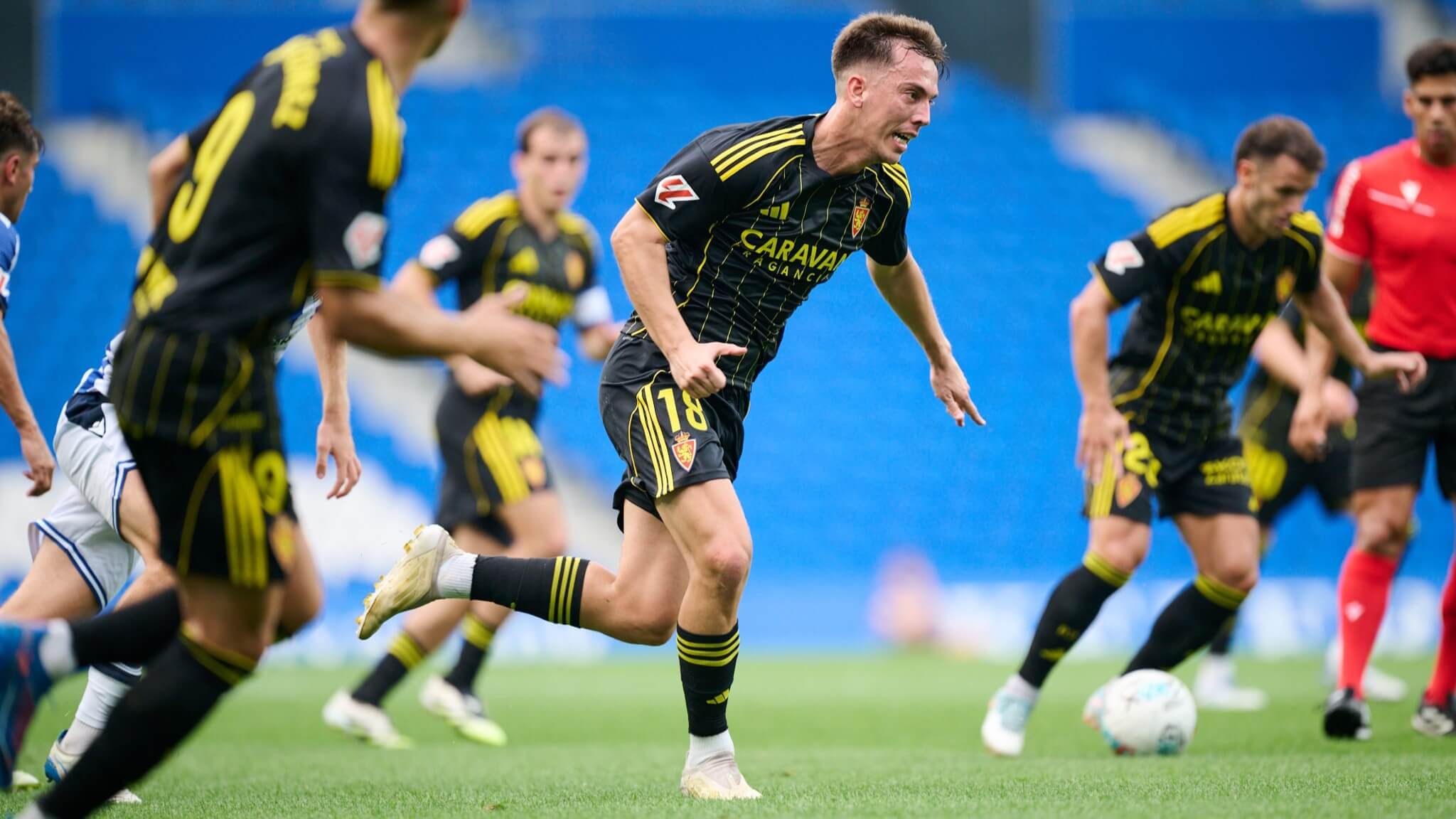  Paulino de la Fuente, con el Real Zaragoza.
