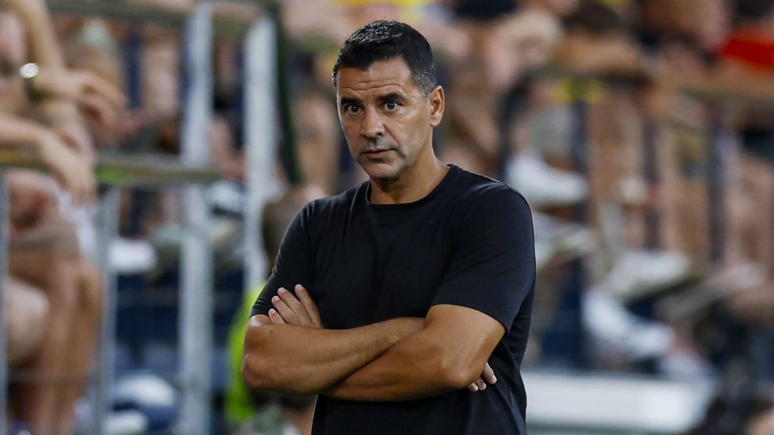  Míchel Sánchez, entrenador del Girona FC.