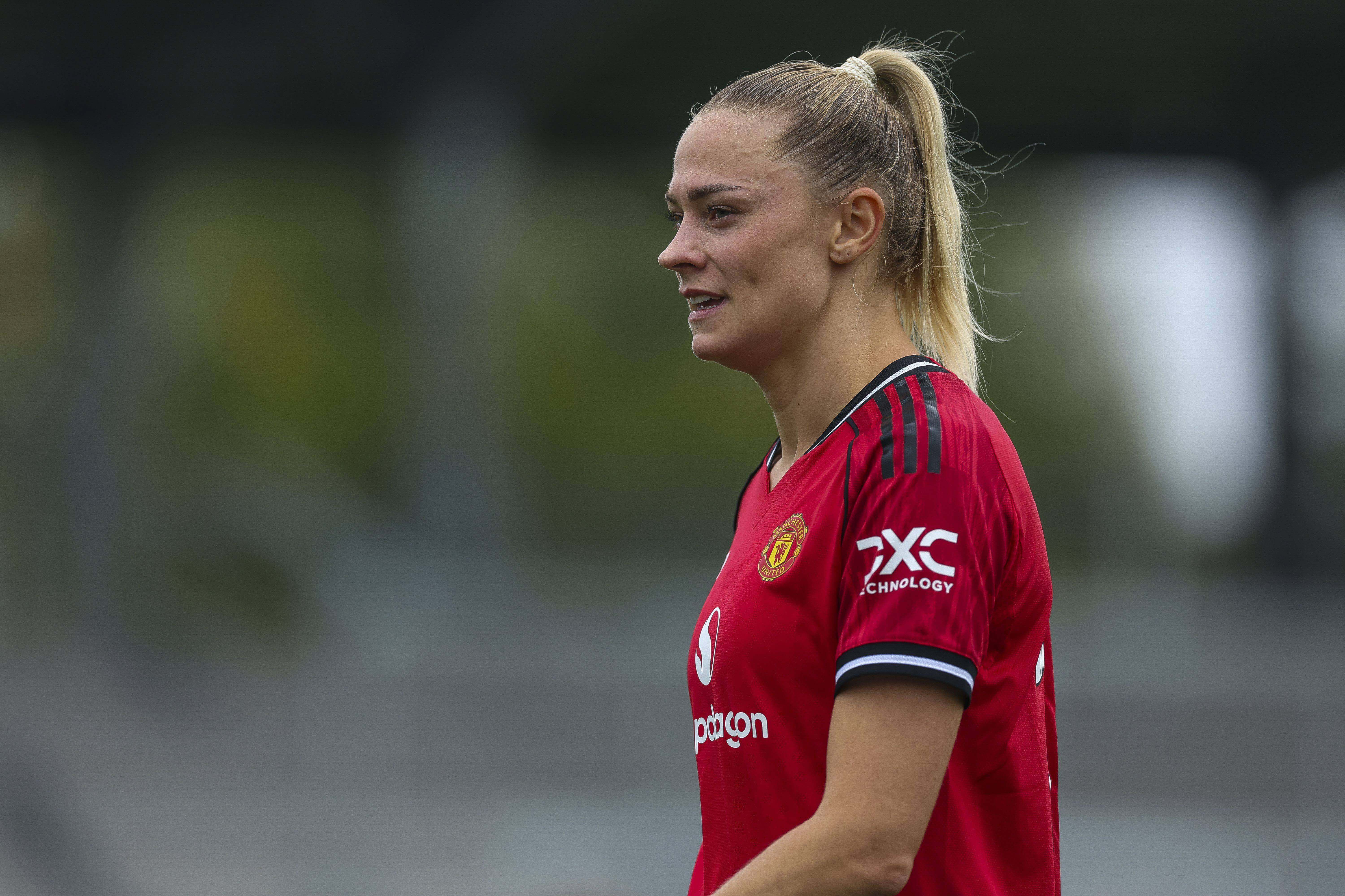  Fridolina Rolfö en un partido del United (Cordon Press)