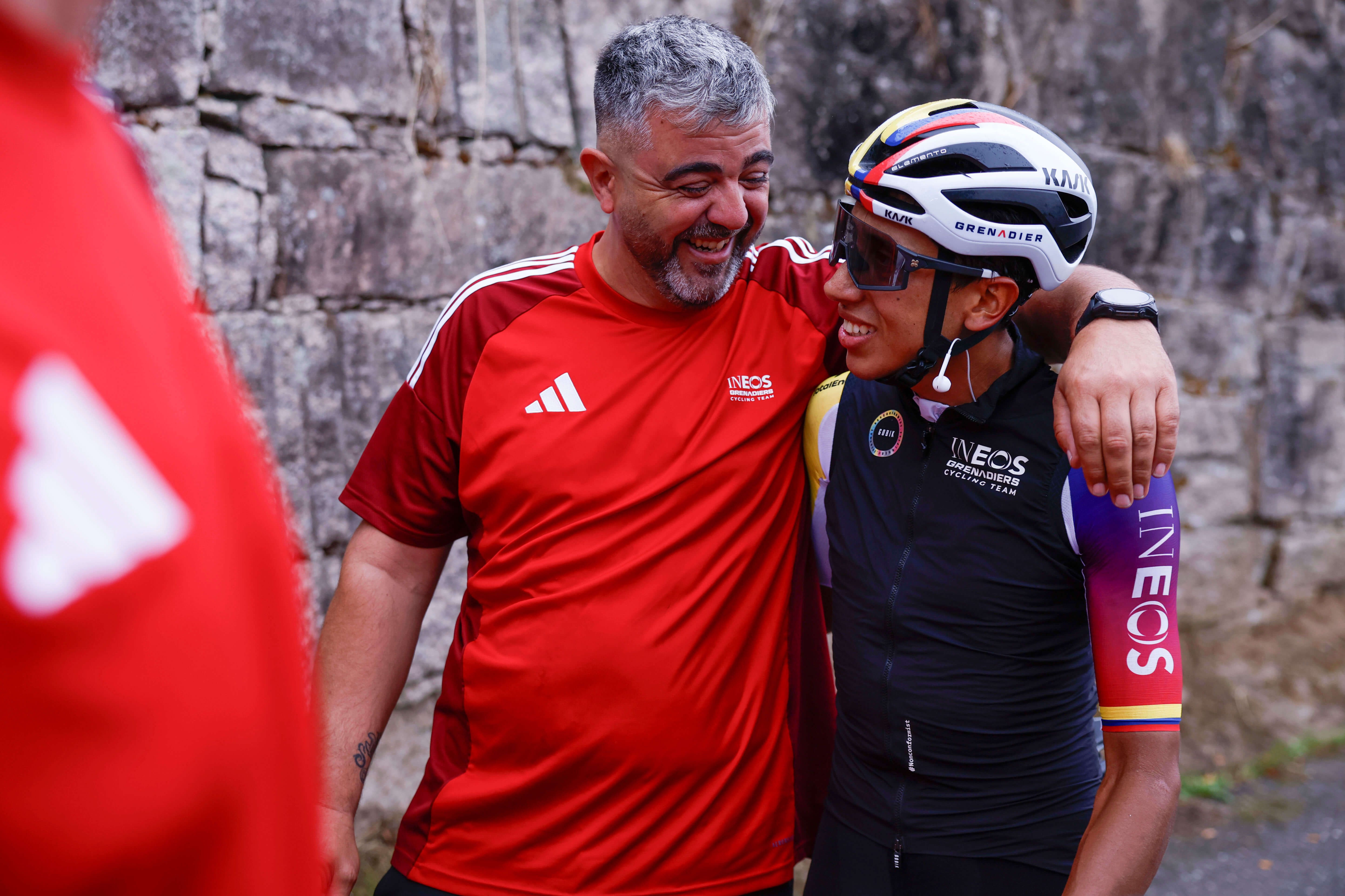  Egan Bernal, tras ganar la decimosexta etapa de La Vuelta.