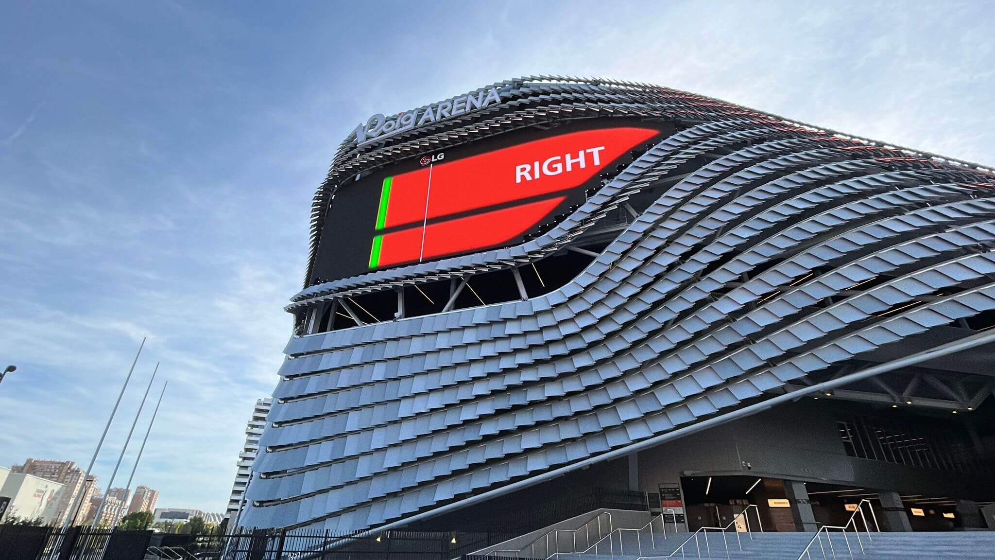  La cubierta del Roig Arena