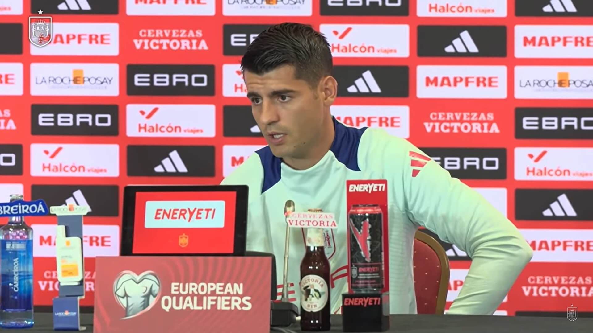  Álvaro Morata, en rueda de prensa.