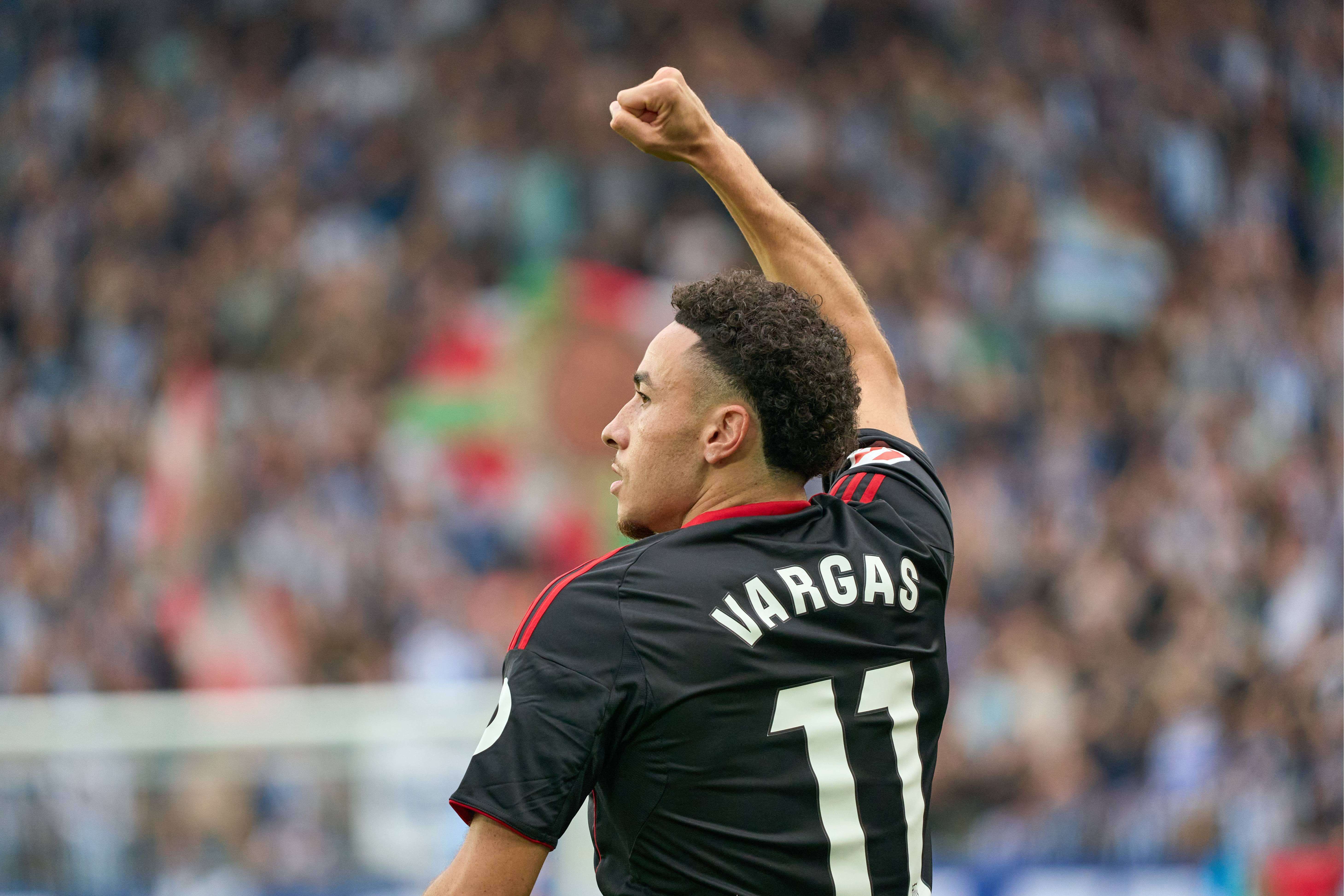  Rubén Vargas, ante el Alavés.