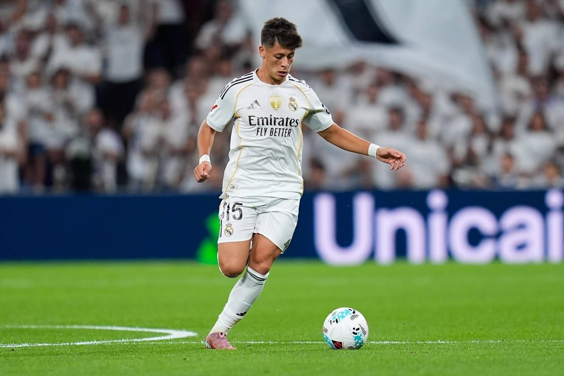  Arda Güler en el partido ante el Mallorca