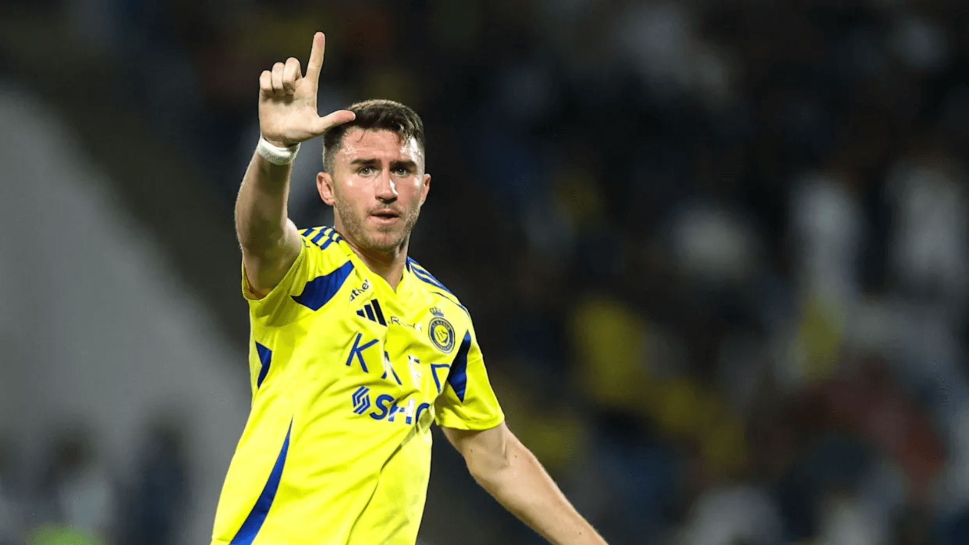 Aymeric Laporte, en un partido con el Al Nassr.