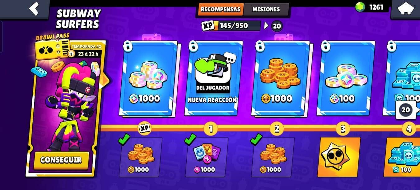 El Brawl Pass de Subway Surfers mejora el camino de recompensas gratis