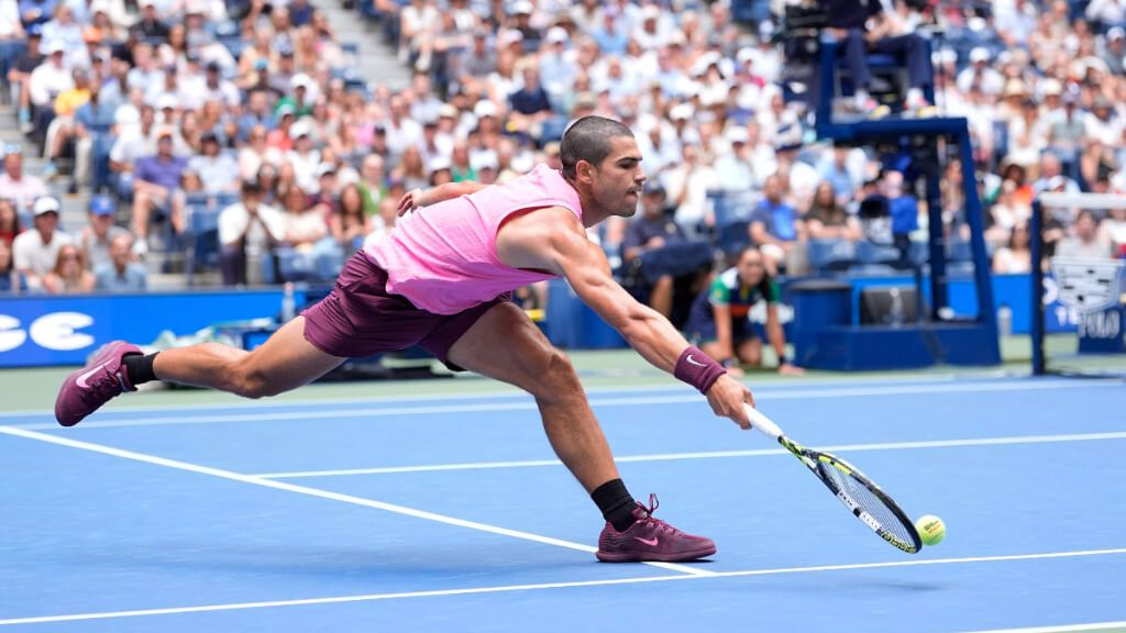 Carlos Alcaraz durante el US Open (Fuente: Cordon Press)