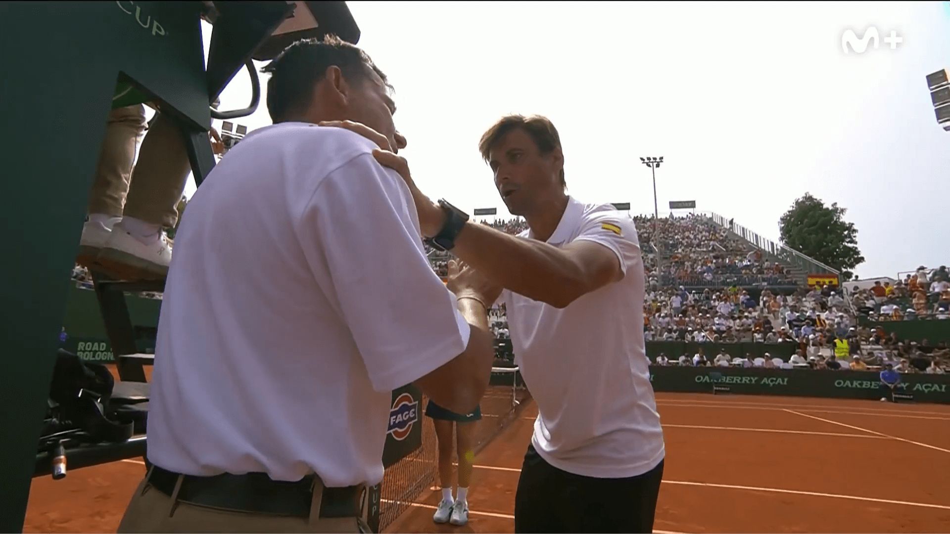 El tremendo enfado de David Ferrer en Copa Davis.