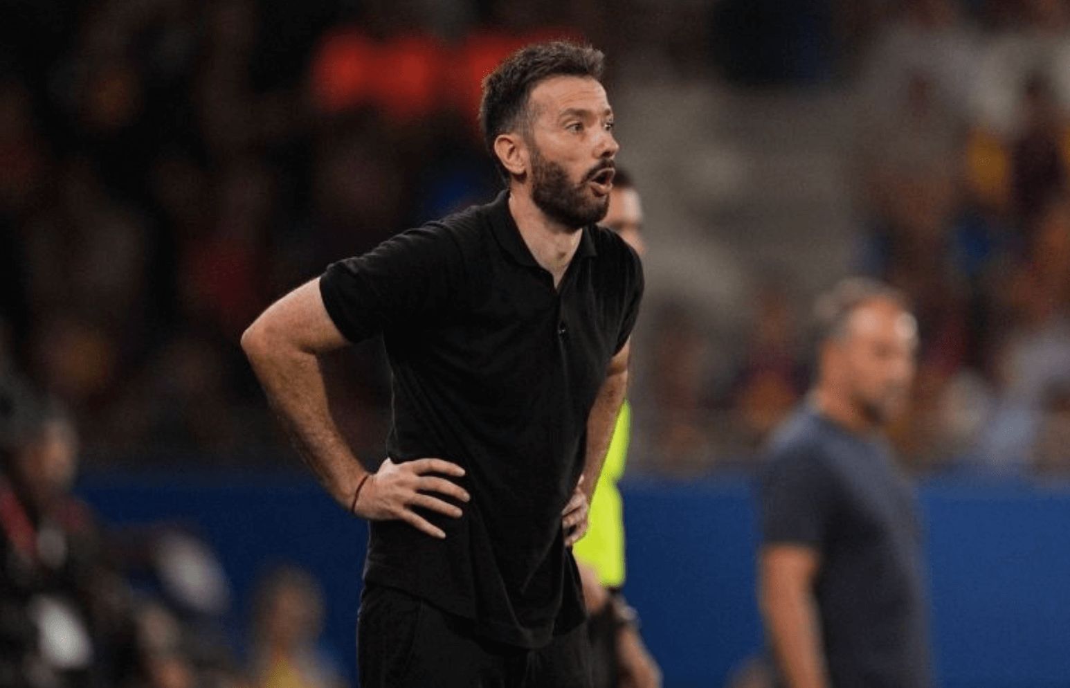 Carlos Corberán ante el FC Barcelona