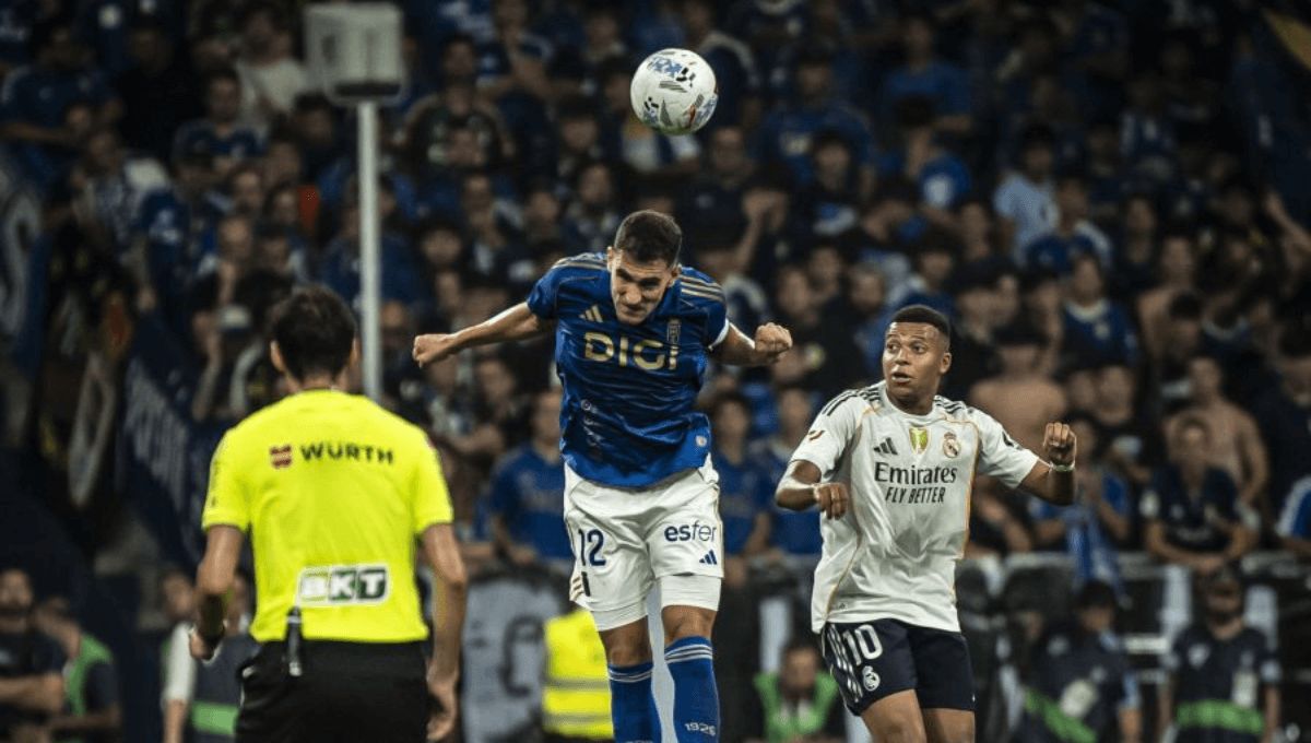 Dani Calvo, durante el partido ante el Real Madrid.