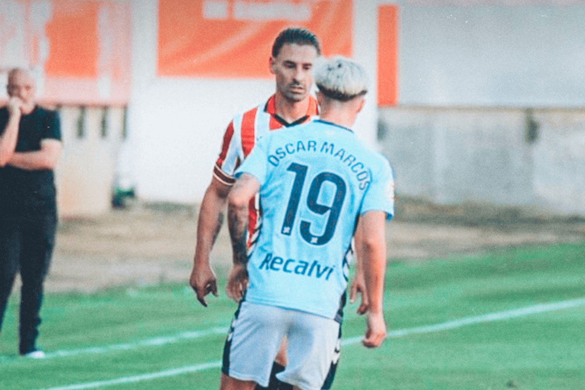  Óscar Marcos ante el Zamora CF.