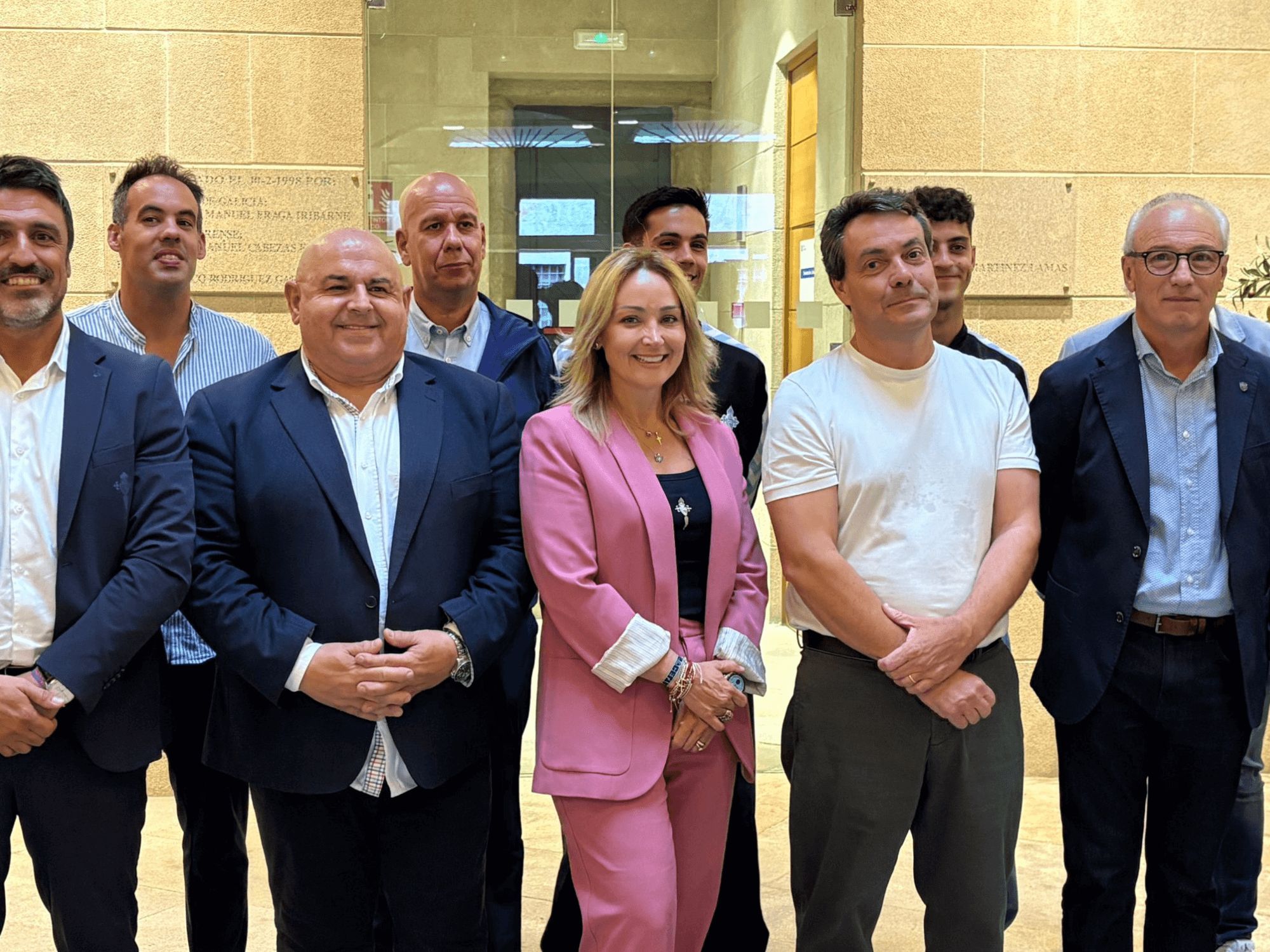 Presentación del partido benéfico entre el Celta y la Selección de Ourense.