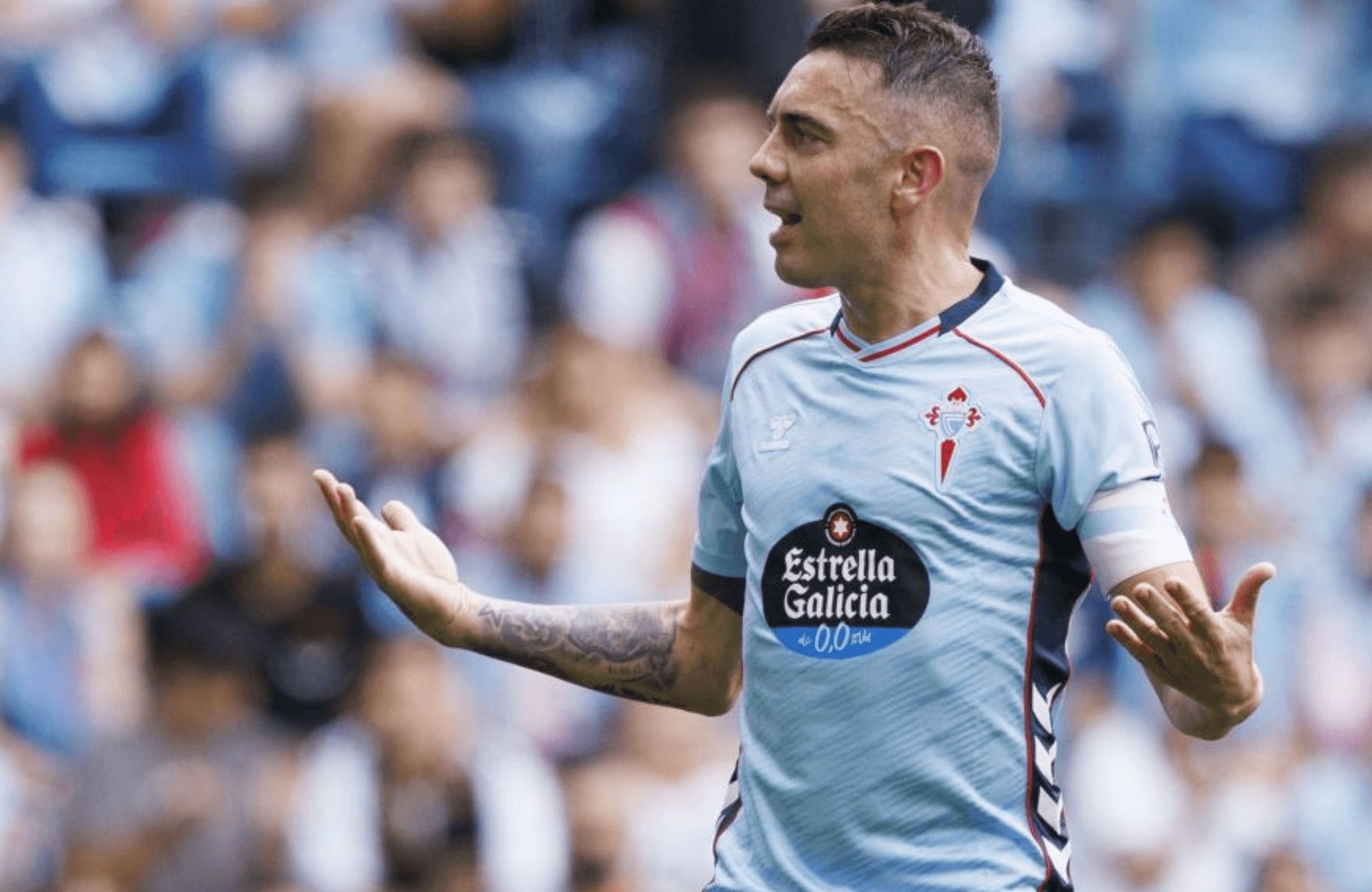  iago Aspas ante el Villarreal.