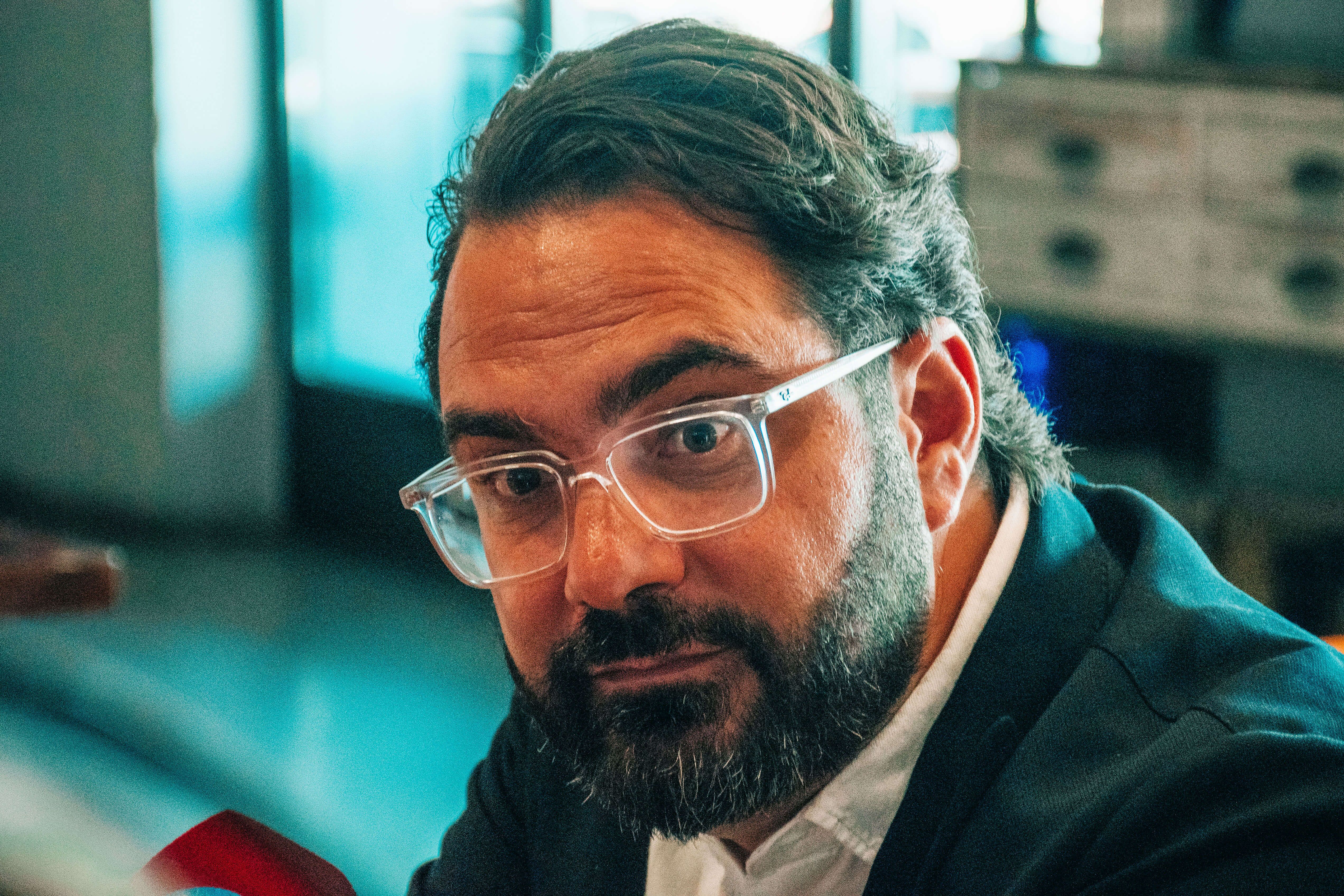 Víctor Orta, en la entrevista.