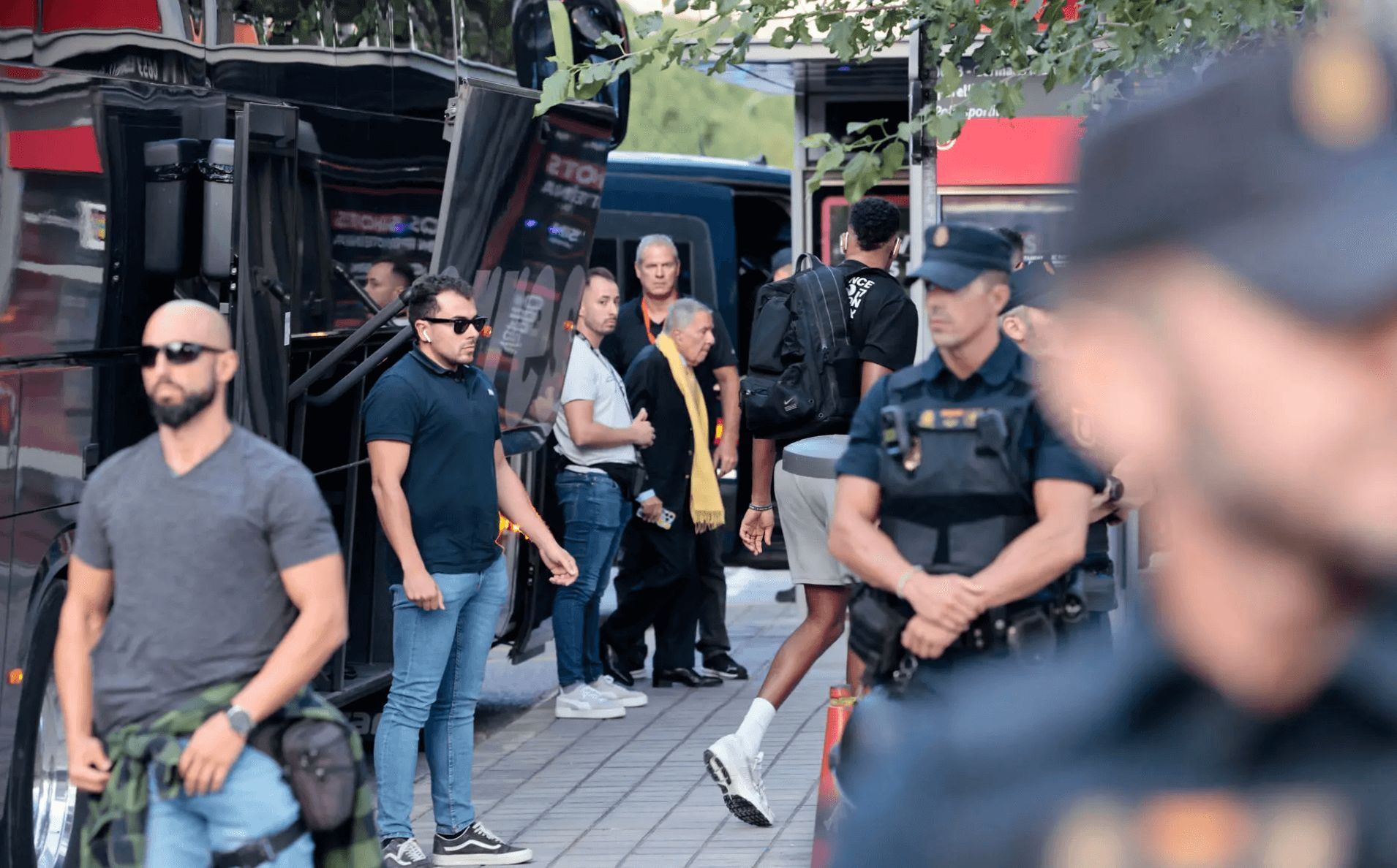 El Maccabi llega a Valencia para jugar contra Valencia Basket con fuertes medidas de seguridad