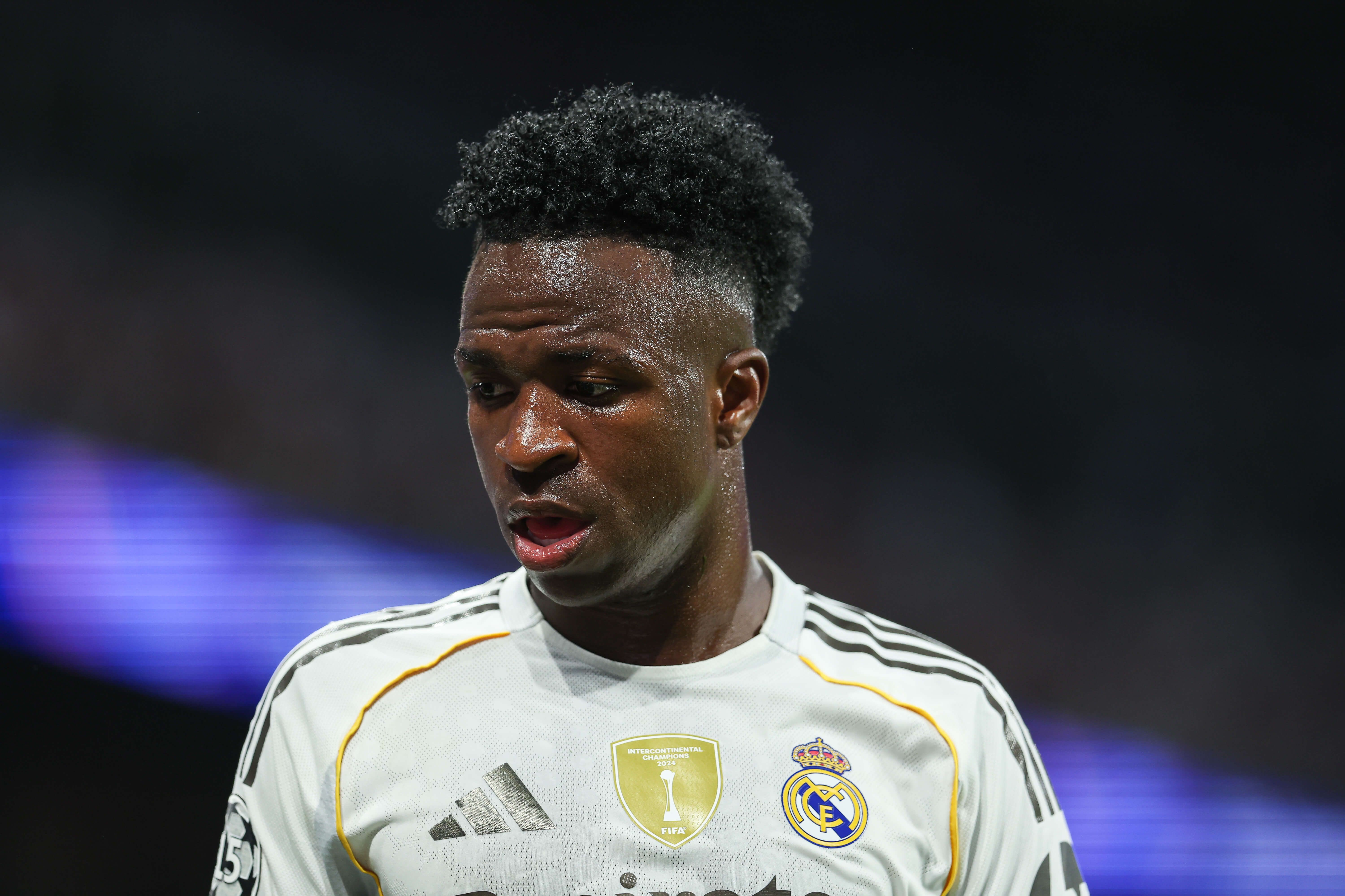  Vinicius en un partido con el Real Madrid (Europa Press)
