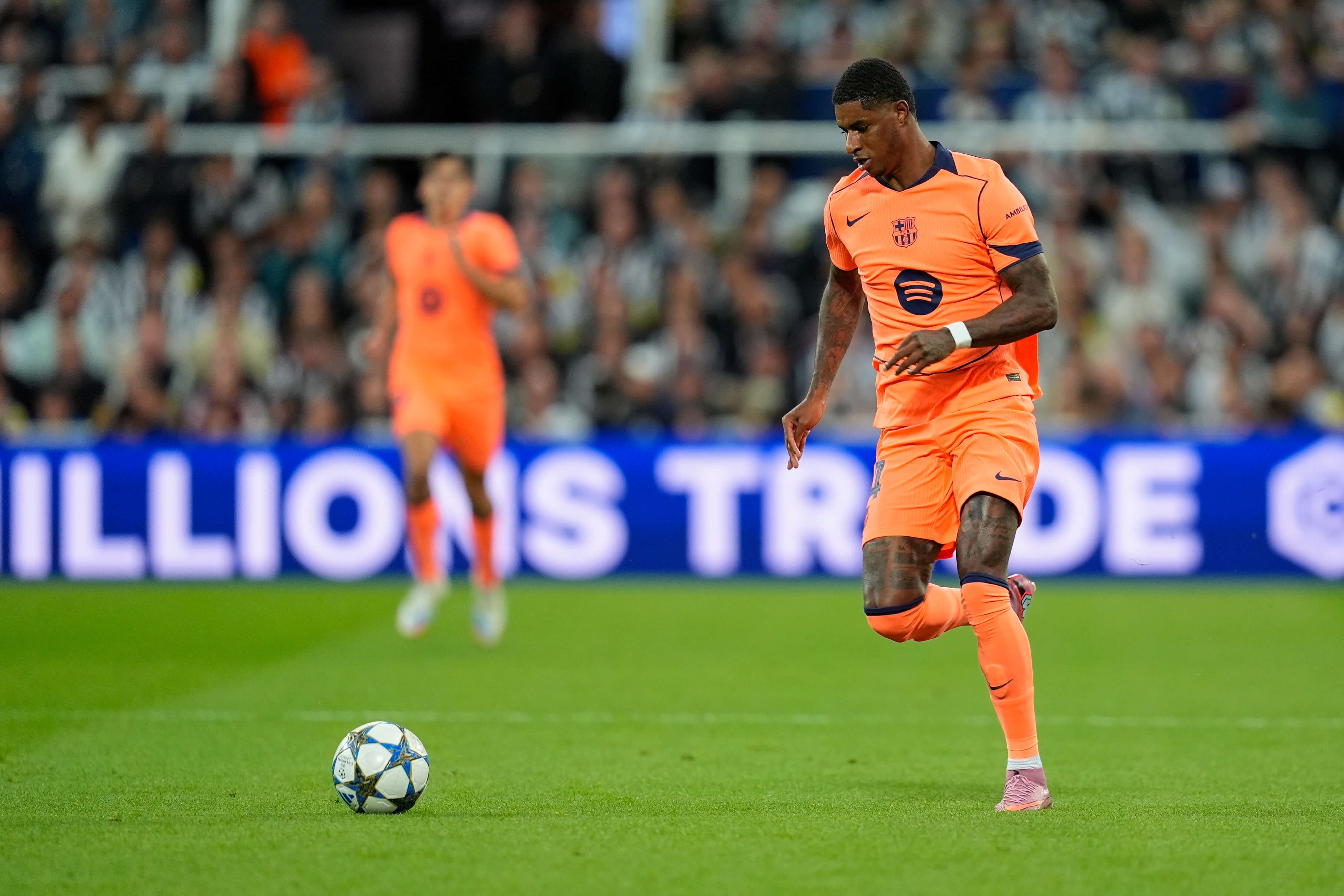  Marcus Rashford, contra el Newcastle (Europa Press)