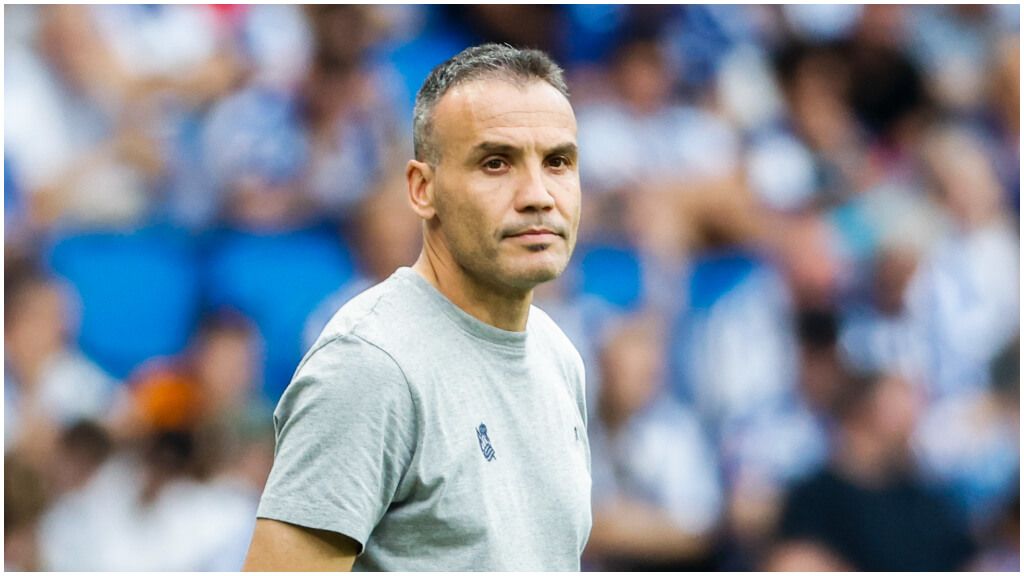  Sergio Francisco, durante el Real Sociedad - Real Madrid. (EFE)