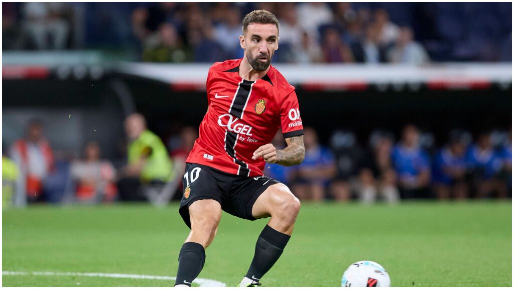  Sergi Darder, durante el Real Madrid - RCD Mallorca. (EFE)