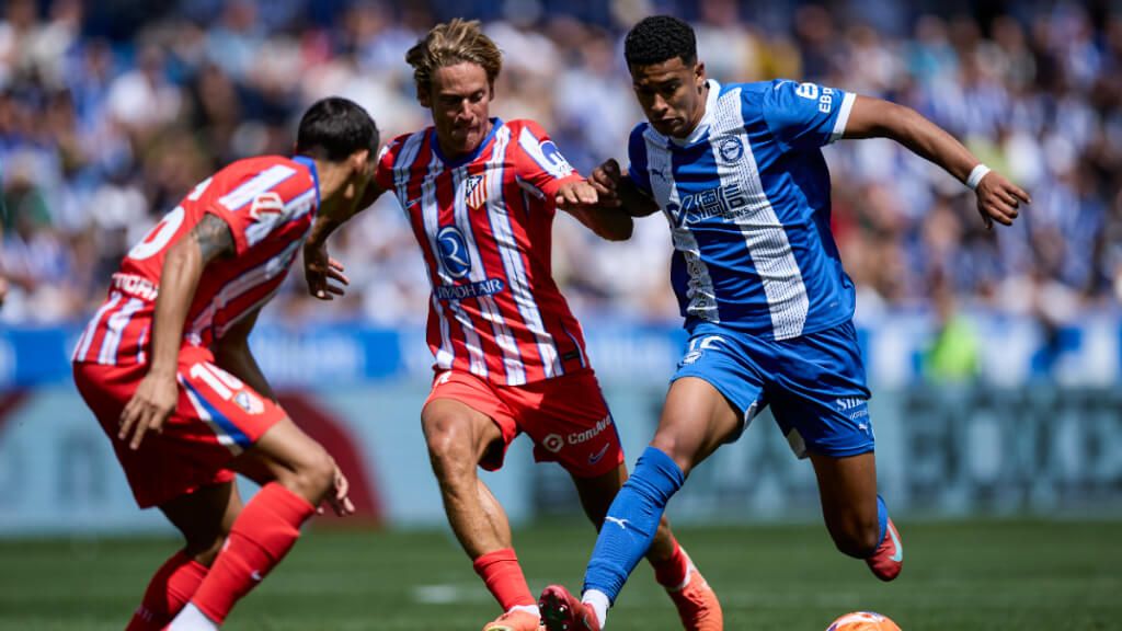  Jugadores del Atlético de Madrid contra el Alavés (Europa Press)