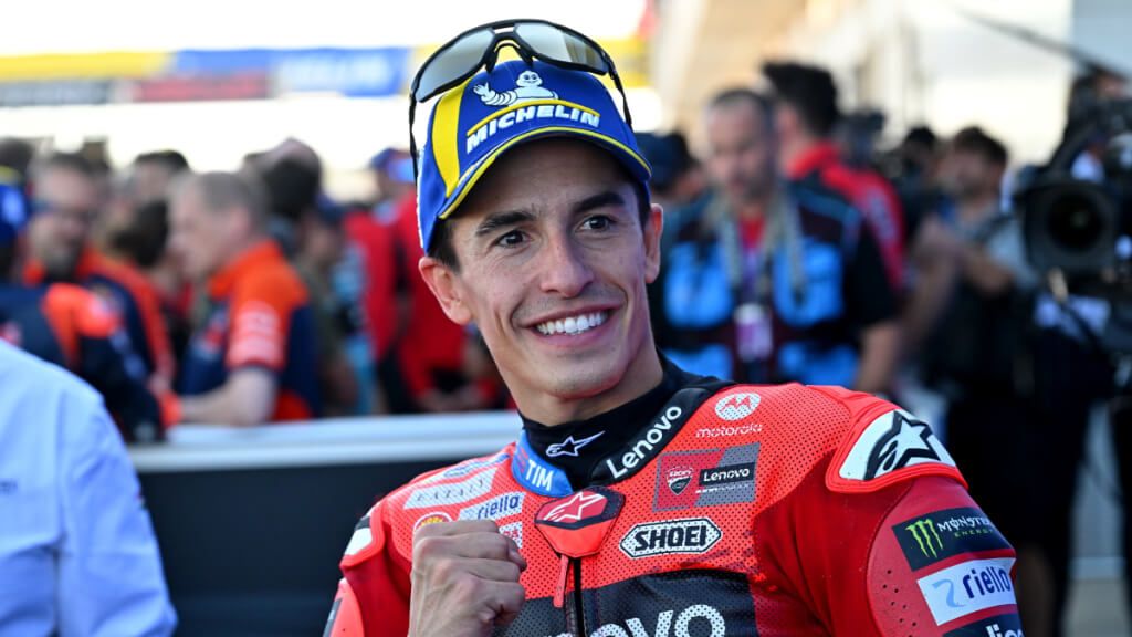  Marc Márquez, en Hungría.