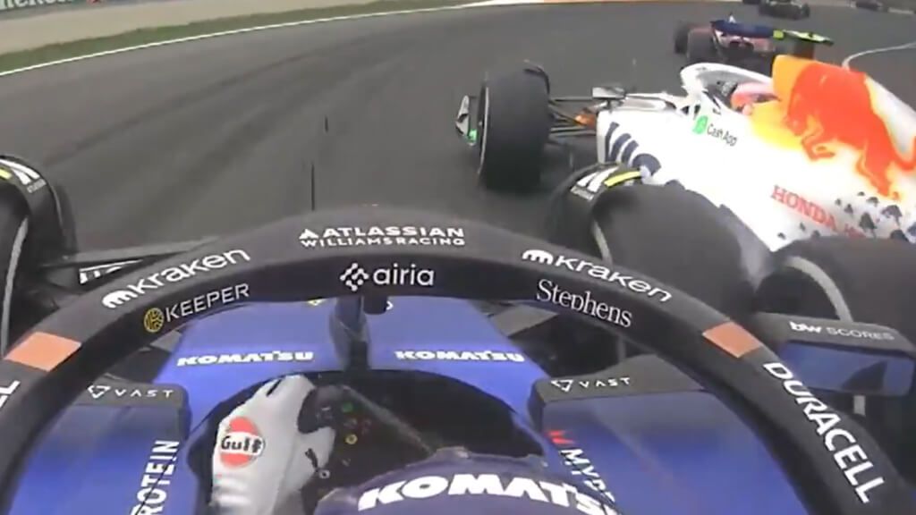  Carlos Sainz y Liam Lawson, en Zandvoort.