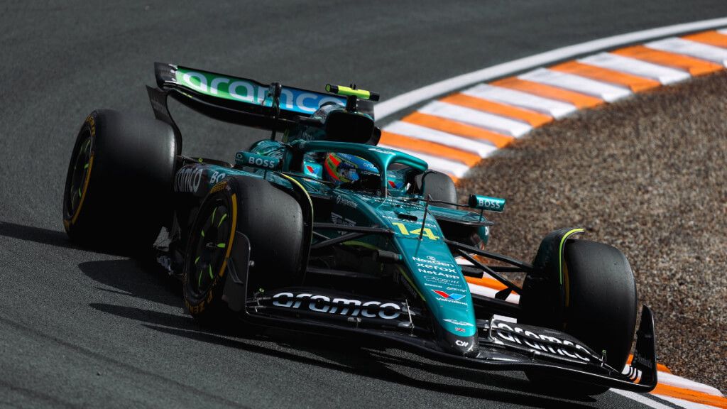  Fernando Alonso, en Zandvoort.