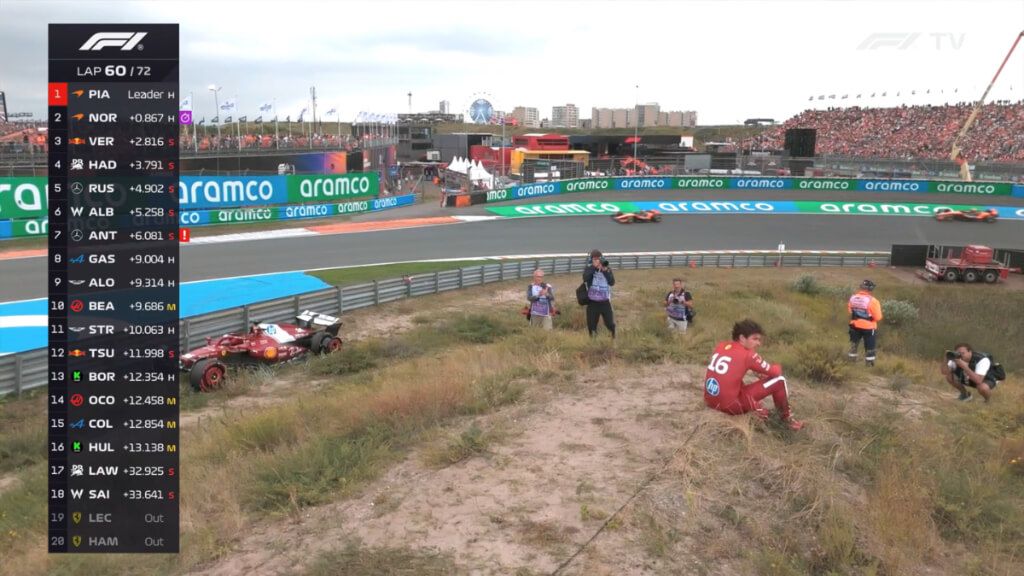  Charles Leclerc, en Zandvoort.