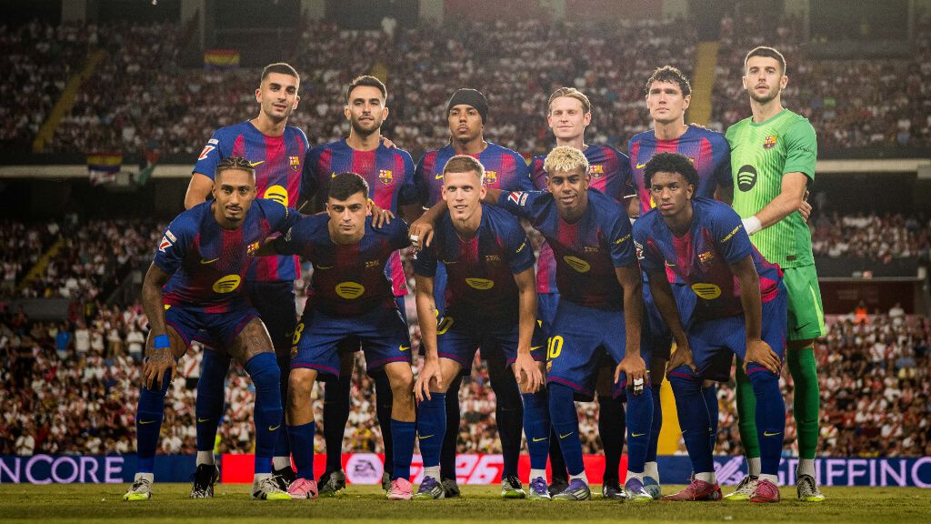 XI titular del Barça en Vallecas (Foto: X)