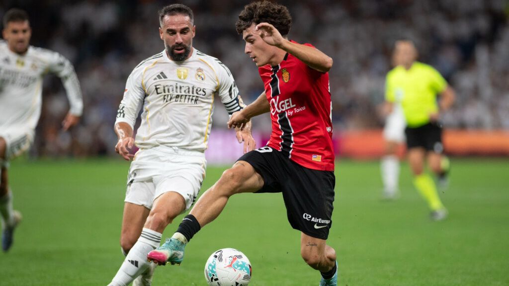  Jan Virgili, en el Santiago Bernabéu.
