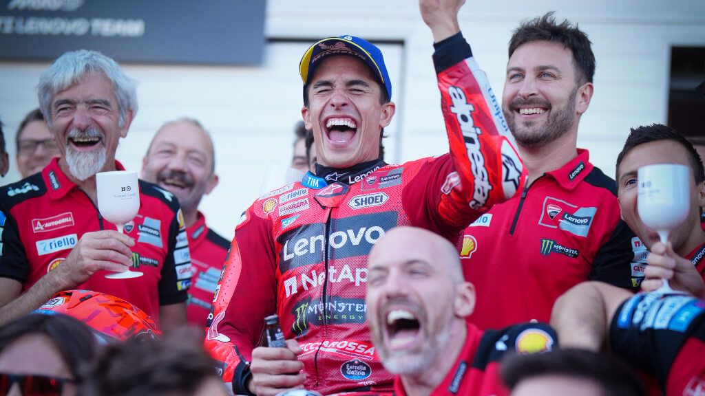  Marc Márquez, en Balaton Park.