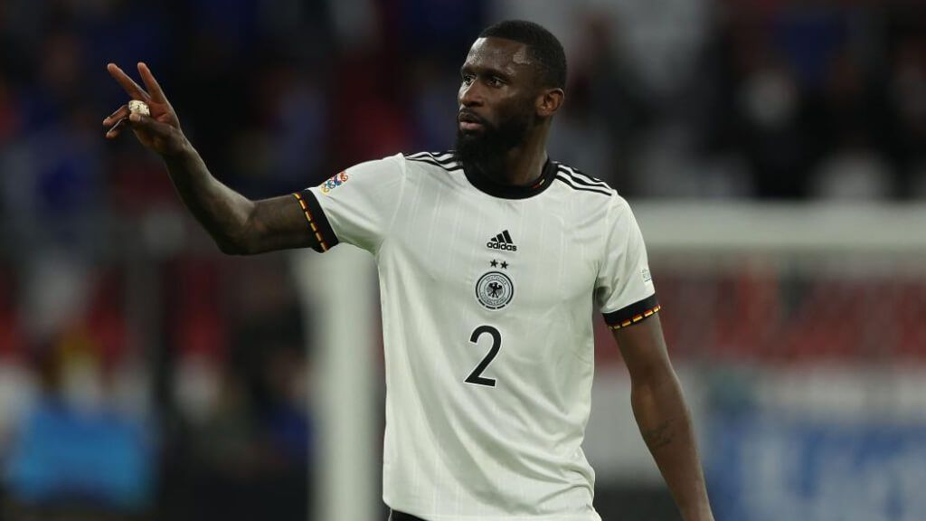  Rüdiger en su partido con la selección alemana (Redes Sociales)