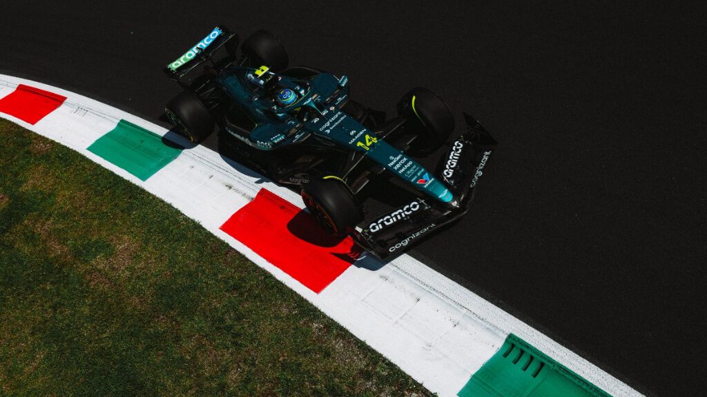  Fernando Alonso, en Monza.