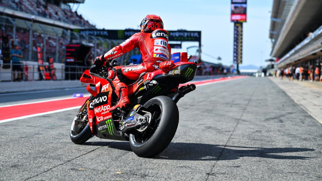 Marc Márquez, en Montmeló.