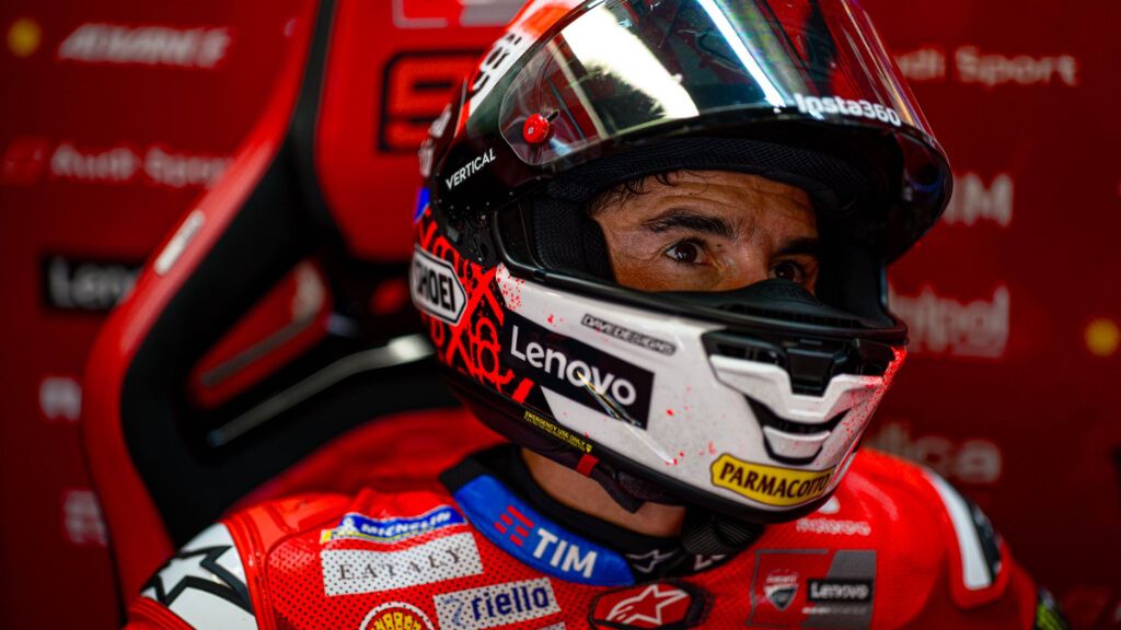 Marc Márquez, en Montmeló.