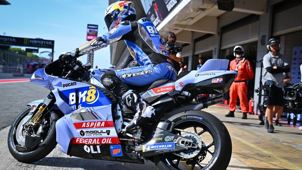 Álex Márquez, en Montmeló.