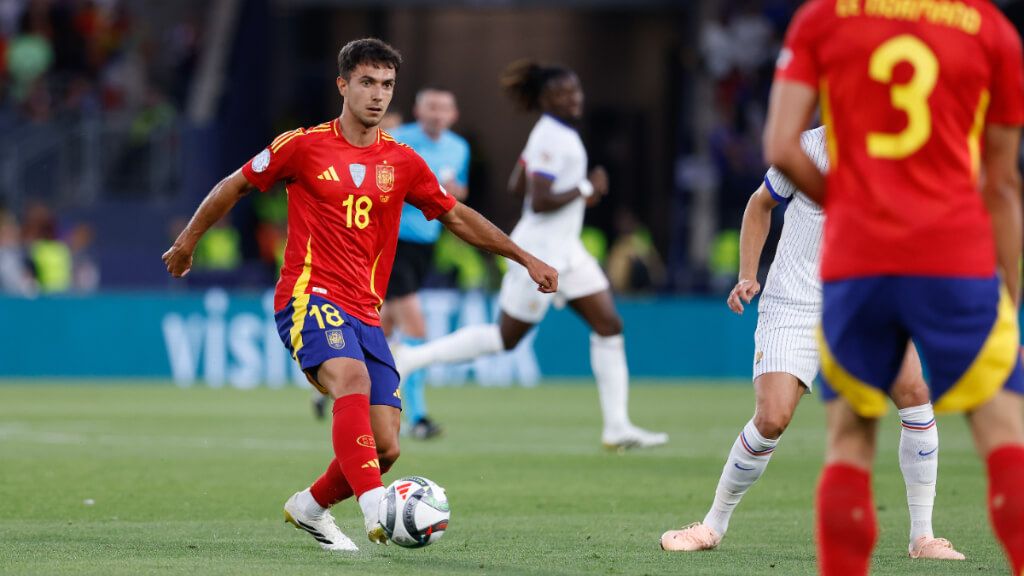  Martín Zubimendi con la selección española (Redes Sociales)