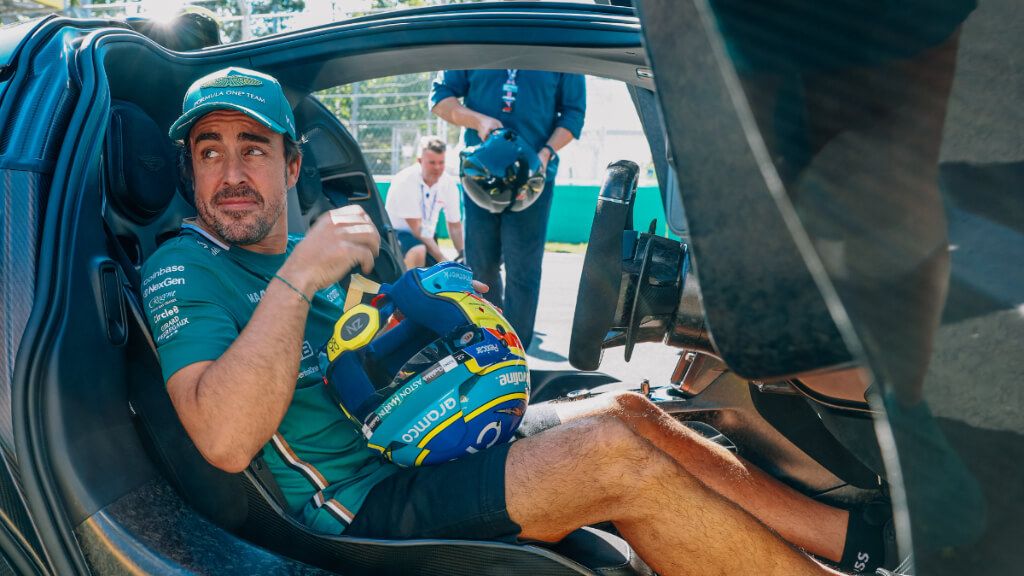 Fernando Alonso, en Monza.
