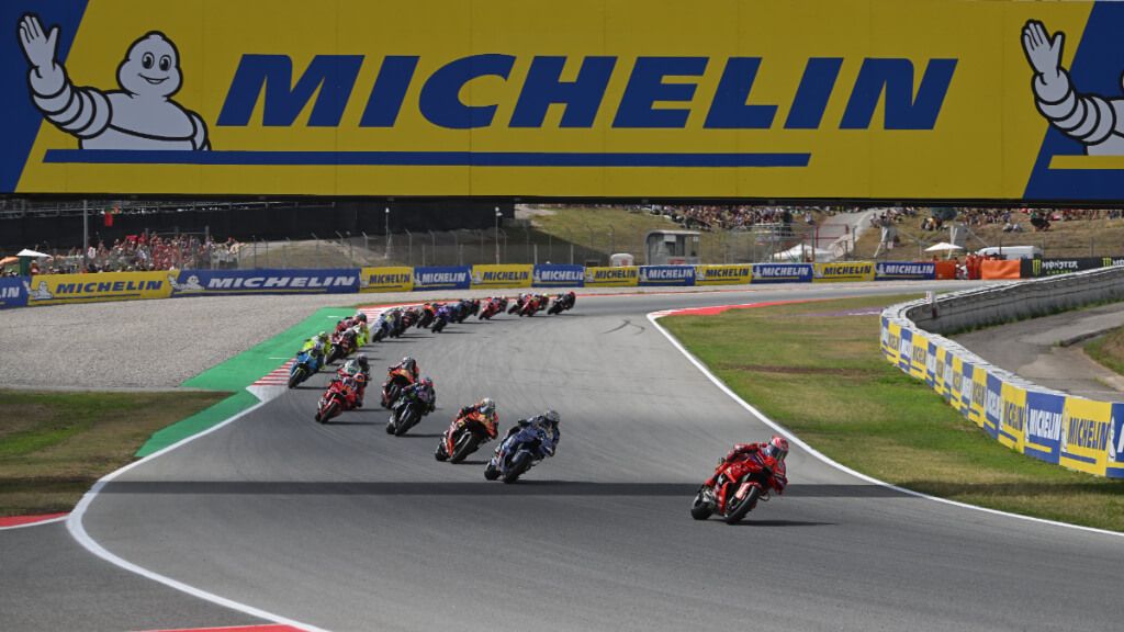  Los Márquez, liderando el GP de Cataluña.