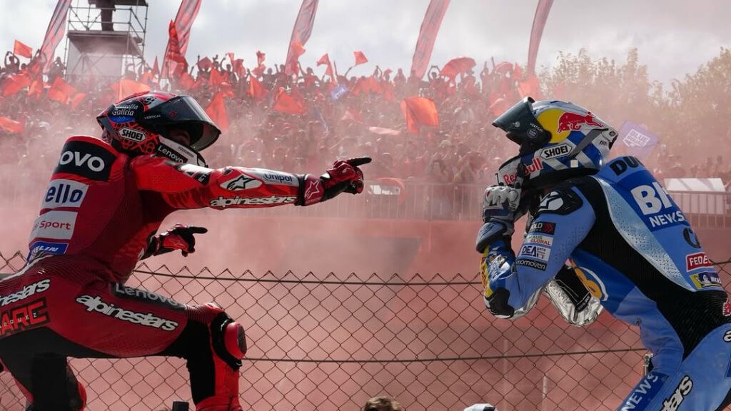  Álex y Marc Márquez, en Montmeló.
